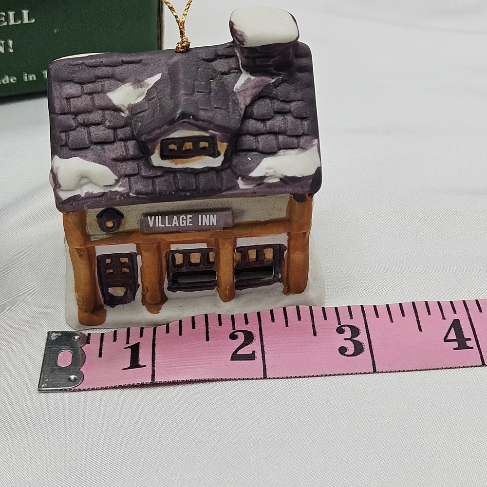 DICKENS VILLAGE‎ BELL Christmas Ornament LIGHT Covers Porcelain Holiday Decor